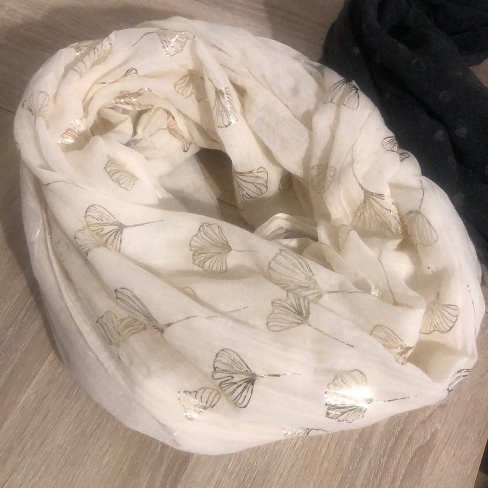 Cream Scarf